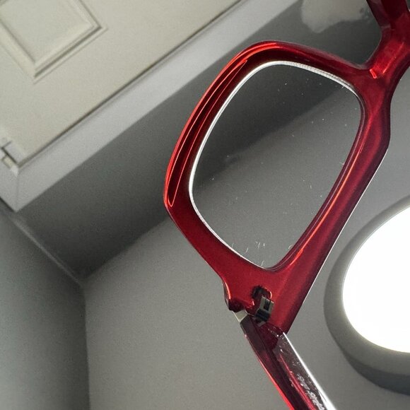 Ryan Simkhai Eyeshop Readers +1.75 Red Reading Glasses blue light block - Picture 6 of 15